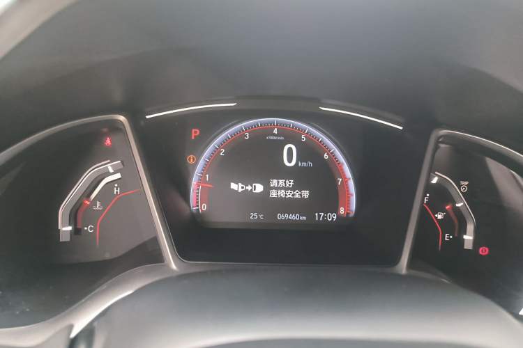 Used Honda Civic 2019 220TURBO CVT Dynamic Edition China VI Emission Standard Instrument Cluster