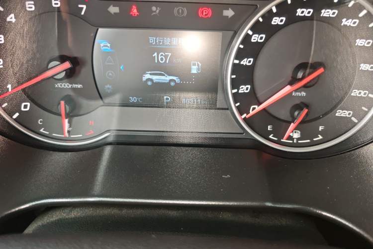 Used CHANGAN CS35PLUS 2019 1.4T DCT Chuanlian Blue Whale Edition Odometer Close Up