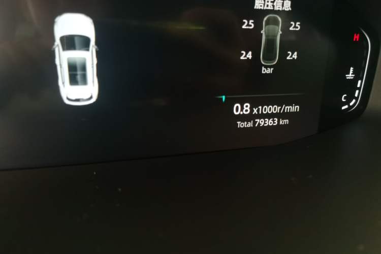 Used CHANGAN CS55PLUS 2022 2nd Generation 1.5T DCT Prestige Version Odometer Close Up