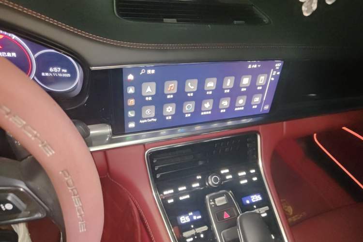 Used Porsche Panamera 2023-Year Restyled Panamera Executive Extended Platinum Edition 2.9T Audio And AC Panel