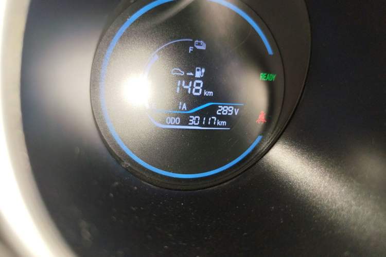 Used ORA Black Cat 2021 301 km Basic Version Odometer Close Up