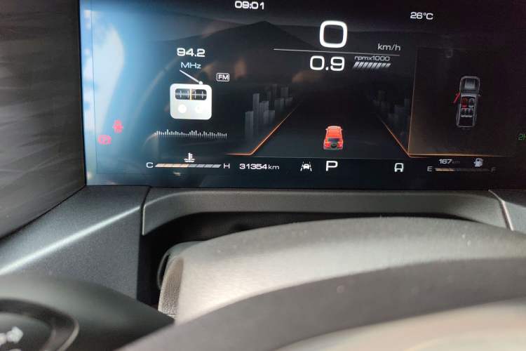 Used Tank 300 2021 Off-Road Edition 2.0T Conqueror Odometer Close Up