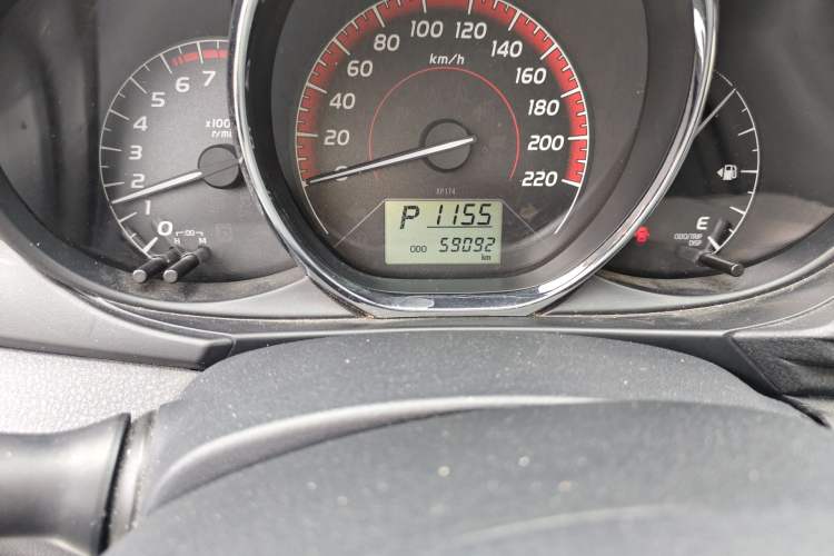 Used Toyota Vios FS 2021 1.5L CVT Fengchi Edition Odometer Close Up