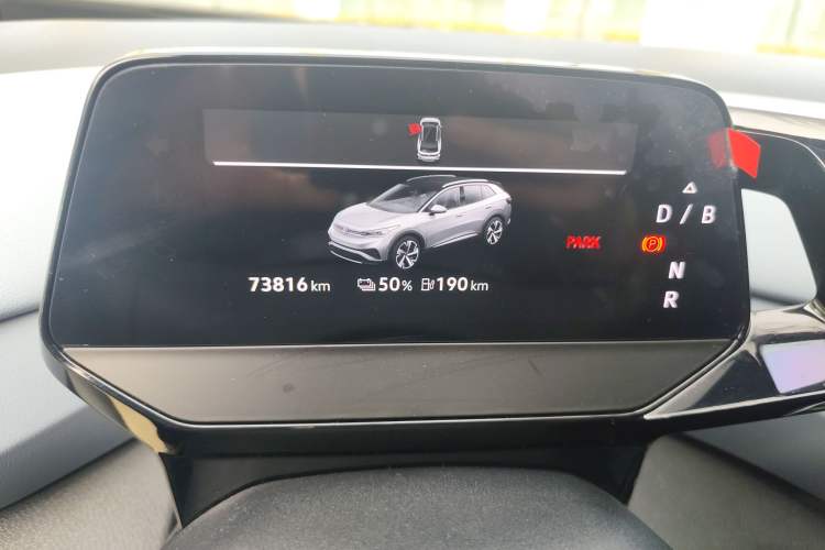 Used Volkswagen ID.4 X 2022 Pure Long-Range Version Odometer Close Up