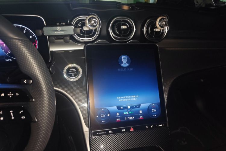 Used Mercedes-Benz C-Class 2022 Restyled C 260 L Sport Edition Audio And AC Panel