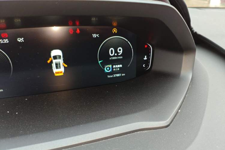 Used CHANGAN CS55PLUS 2022 2nd Generation 1.5T DCT Prestige Version Odometer Close Up