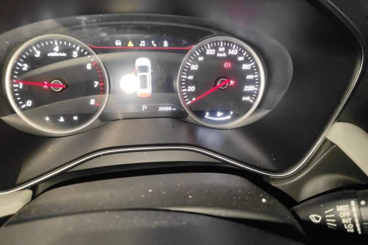 Used Baojun 530 2018 1.5T DCT Flagship Version China V Emission Standard Odometer Close Up