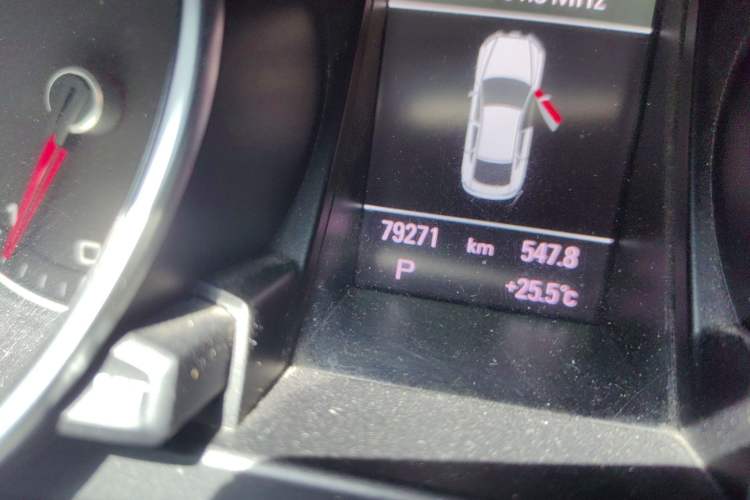 Used Audi A5 2016 Restyled Sportback 45 TFSI Comfort Version Odometer Close Up