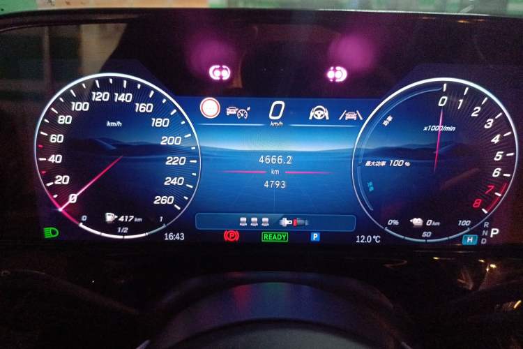 Used Mercedes-Benz E-Class New Energy 2024 E 350 e L Plug-in Hybrid Sedan Instrument Cluster