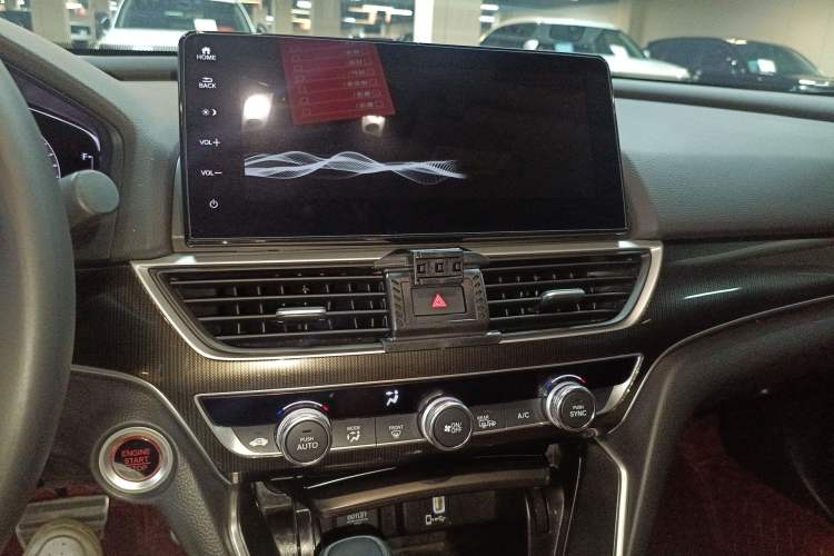 Used Honda Accord 2022 260TURBO Phantom Night · Prestige Edition Audio And AC Panel