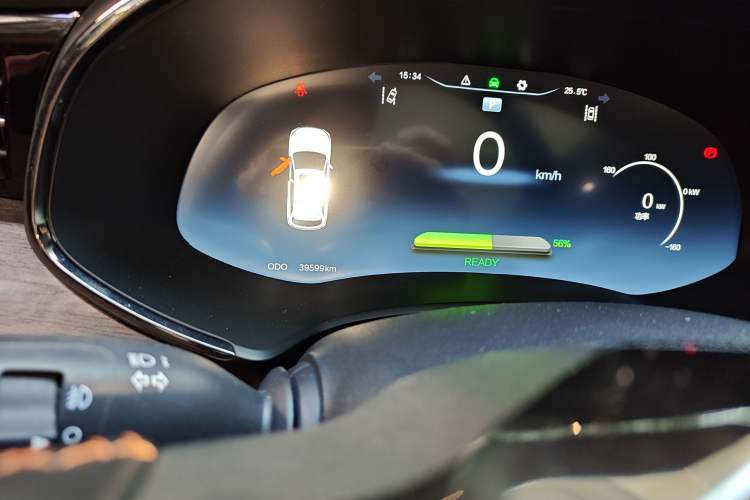 Used Skyworth EV6 2021 520 PRO Version Odometer Close Up