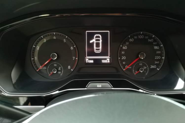 Used Volkswagen Bora 2021 1.5L Automatic Comfort Smart Connect Edition Odometer Close Up