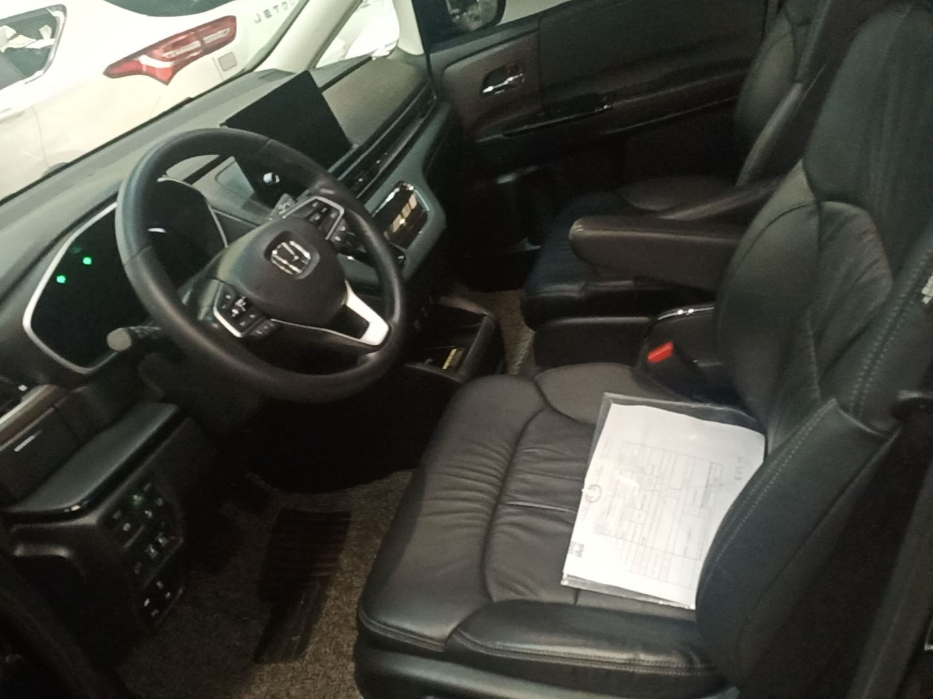 Vordere Reihe im Auto