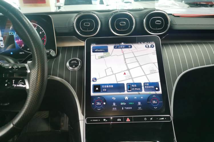 Used Mercedes-Benz C-Class 2023 Revised C 200 L Sport Edition Audio And AC Panel