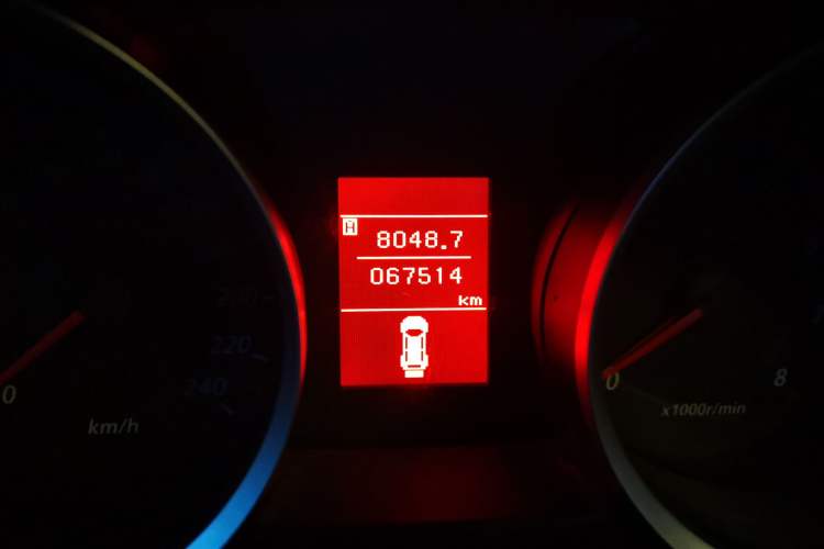 Used Mitsubishi Lancer EX 2012 Chasing Edition 1.8L CVT Luxury Model Odometer Close Up