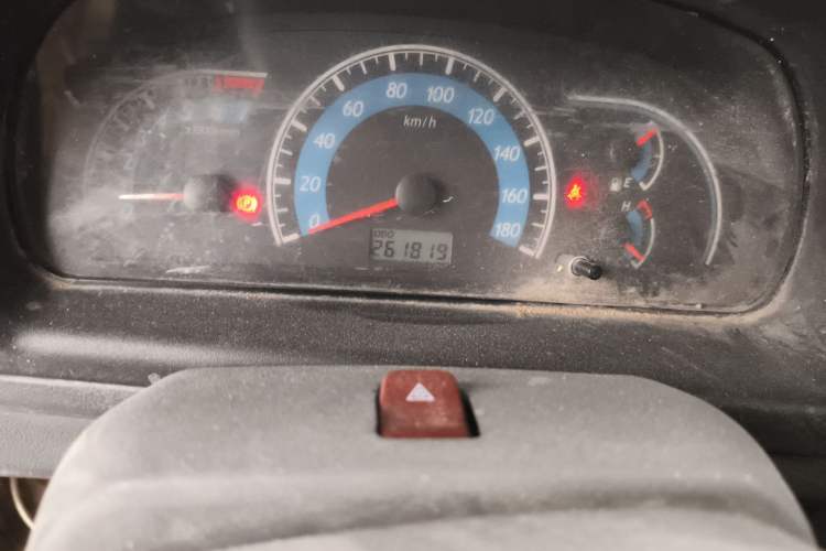 Used CHANGAN KUAYUE V5 2013 1.2L Standard Model DK12 Odometer Close Up