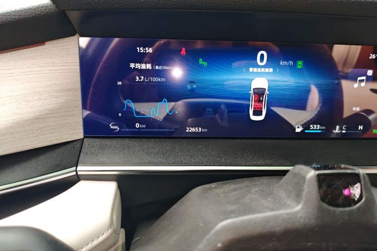 Used Geely Auto Preface 2024 Zhiqing 1.5TD Tiangong Edition Odometer Close Up