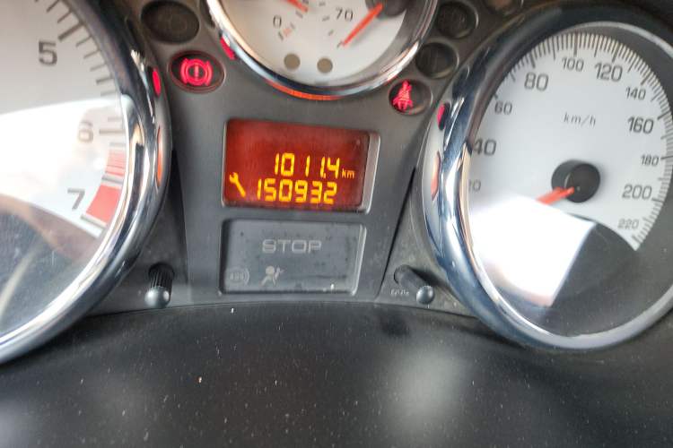 Used Peugeot 207 2011 Hatchback 1.4L Manual Yule Edition Odometer Close Up