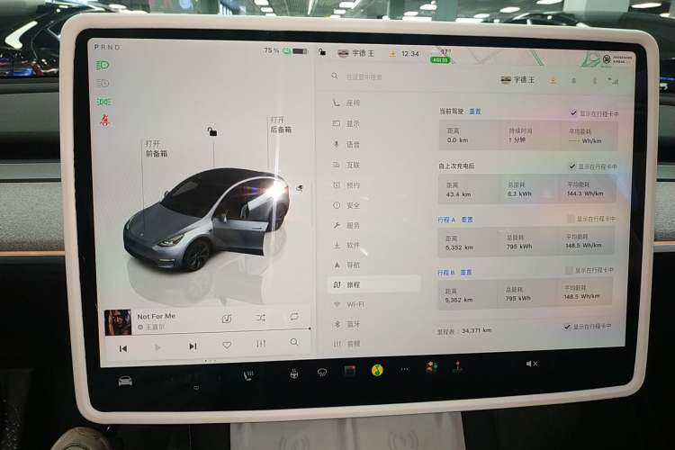 Used Tesla Model Y 2024 Rear-Wheel-Drive Version Instrument Cluster