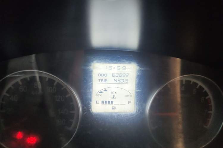 Used Jinbei Hiace X30 2018 1.3L Standard Edition DLCG12 Odometer Close Up