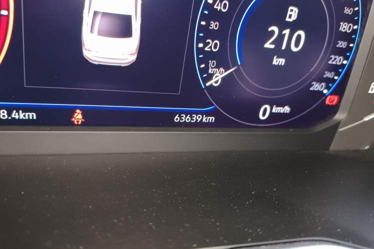 Used Volkswagen Sagitar 2021 280TSI DSG Excellence Edition Odometer Close Up