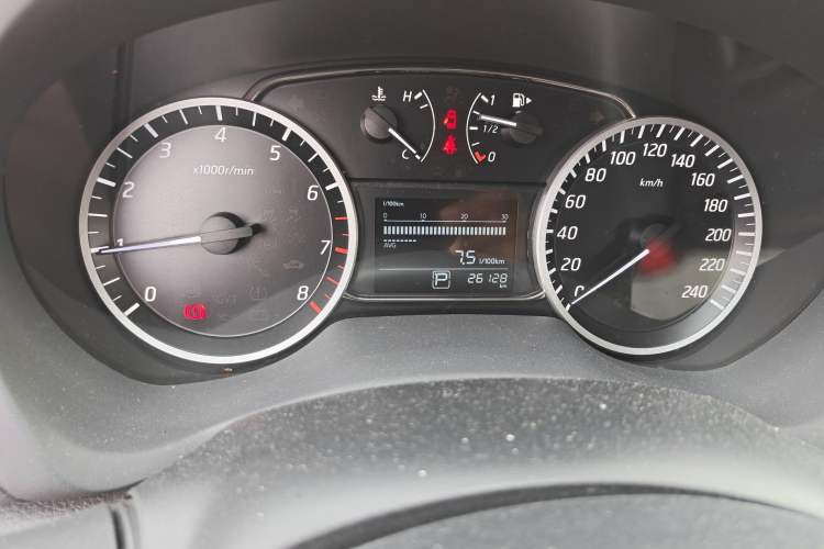 Used Nissan Sylphy 2022 Classic 1.6XL CVT Luxury Edition Odometer Close Up
