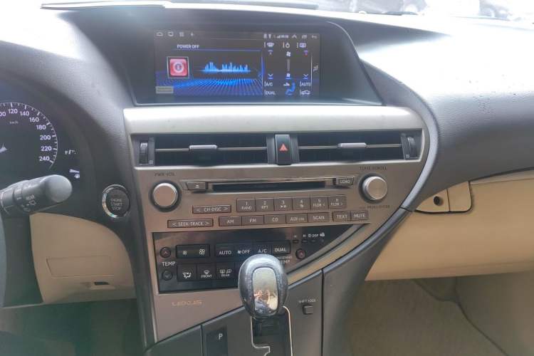 Used Lexus RX Classic 2012 270 Elegant Edition Audio And AC Panel