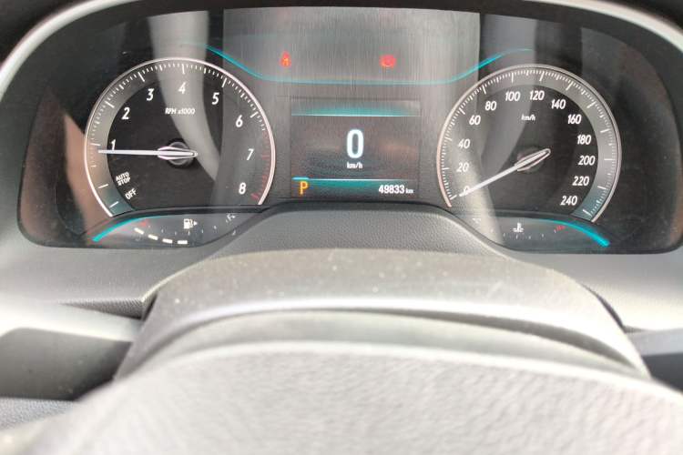 Used Buick GT 2021 Revised Version Flagship 1.5L Automatic Elite Edition Odometer Close Up