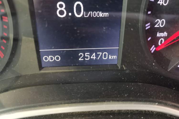 Used BAIC Off-Road BJ20 2016 1.5T CVT Luxury Model Odometer Close Up