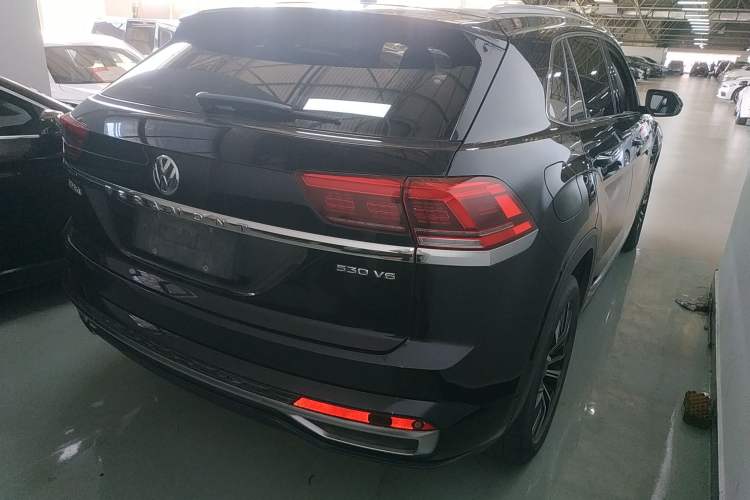 Used Volkswagen Teramont X 2019 530 V6 Four-Wheel Drive Prestige Luxury Edition Rear Right 45 Deg
