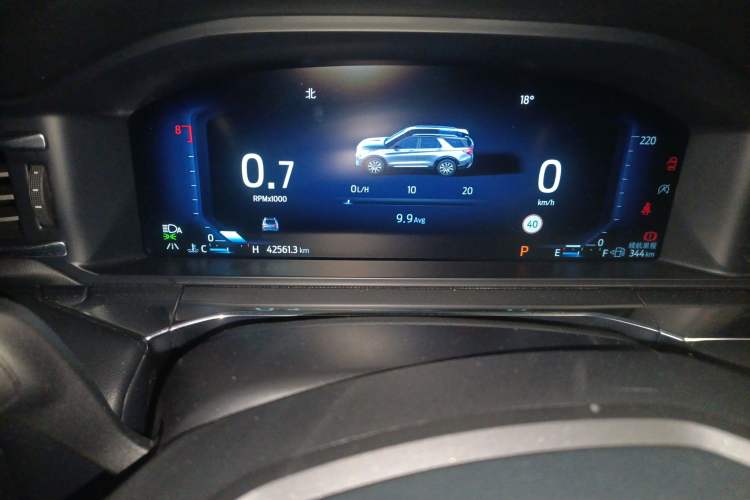 Used Ford Explorer 2024 2.3T EcoBoost Rear-Drive Trend Edition 7-Seater Instrument Cluster