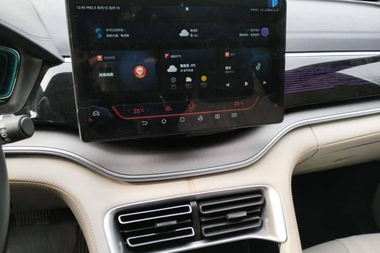 Used BYD Song PLUS New Energy 2021 EV Flagship Model Audio And AC Panel