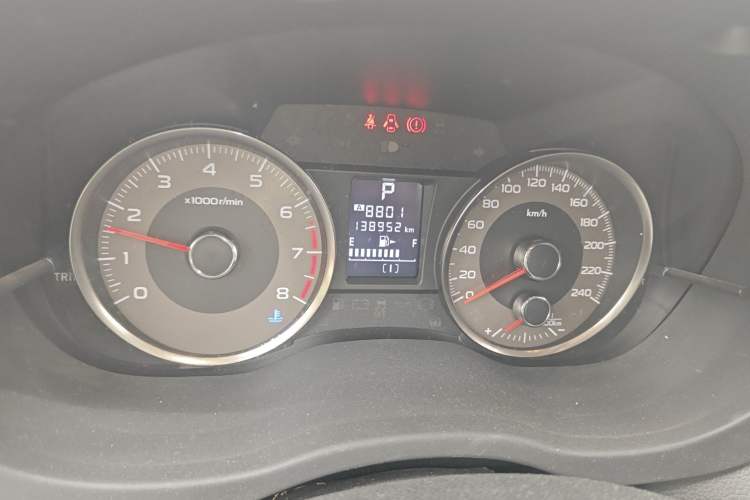 Used Subaru Forester 2013 2.0i Automatic Luxury Edition Odometer Close Up