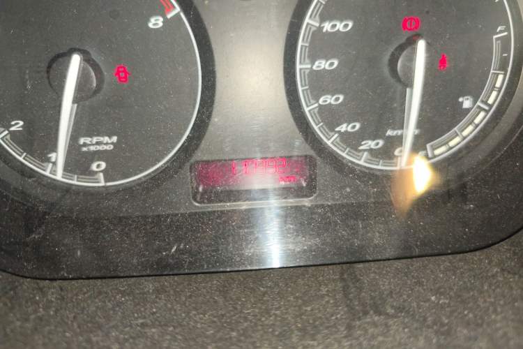 Used MG 3 2013 1.5L Manual Value Edition Odometer Close Up