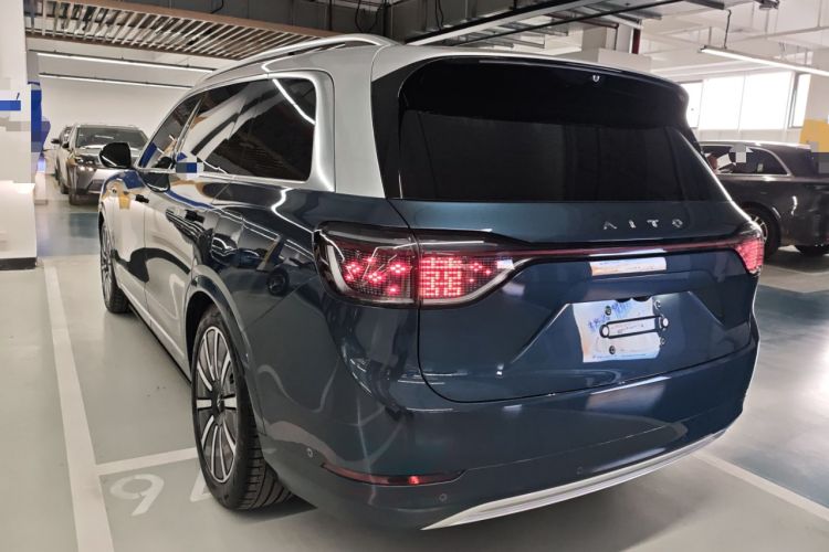 Used Hima AITO M9 2024 Range-Extended Ultra Version 52 kWh 6-Seater Model Rear Left 45 Deg