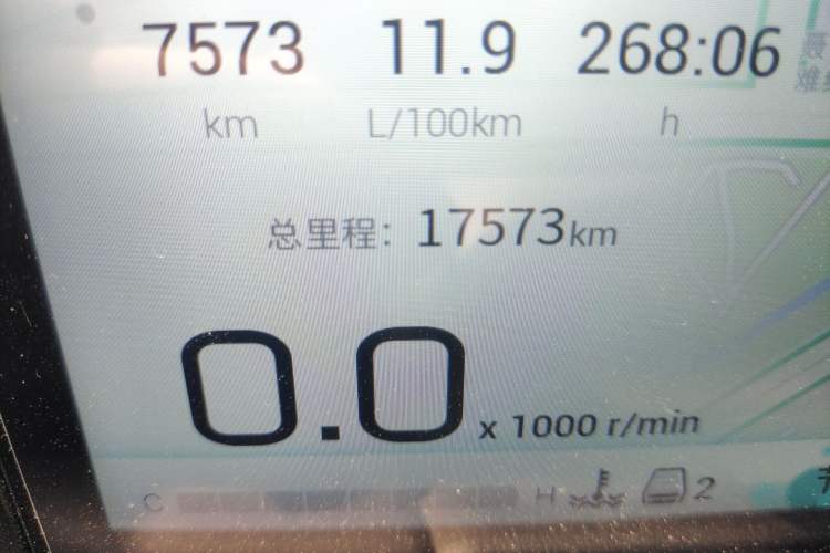 Used GAC Trumpchi M8 2023 Zongshi Series 400T Ultimate Edition Odometer Close Up