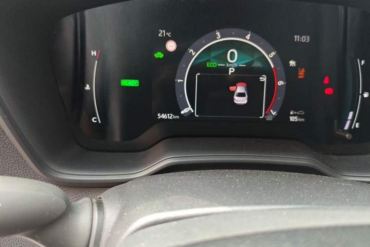 Used Toyota Corolla 2023 1.8L Smart Electric Hybrid Dual-Motor Elite Edition Odometer Close Up