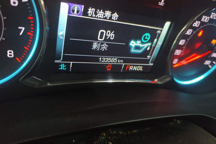 Used Chevrolet Malibu XL 2018 530T Automatic Ruiyi Edition Odometer Close Up