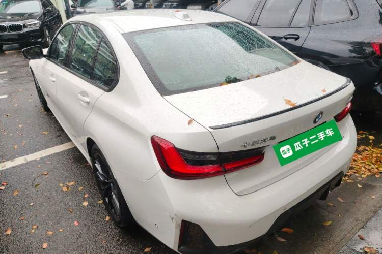 Used BMW 3 Series 2023 325i M Sport Night Edition Package Rear Left 45 Deg