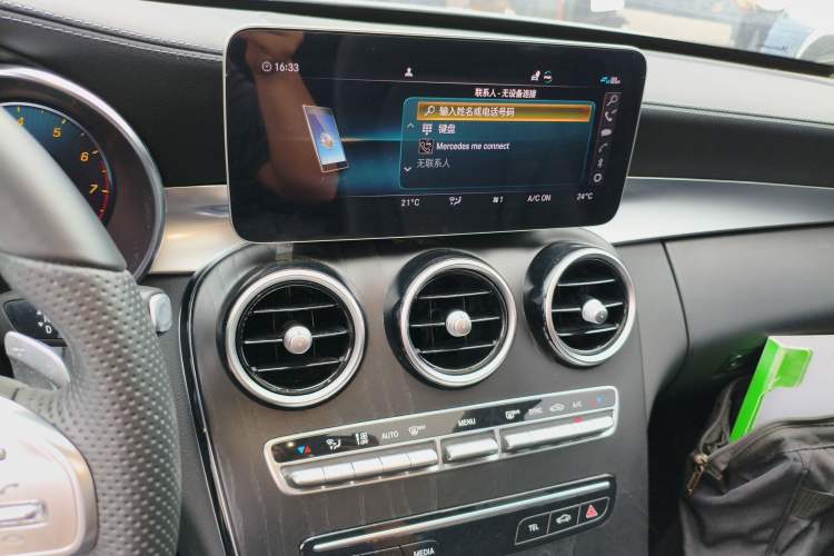 Used Mercedes-Benz C-Class 2021 C 200 L Fashion Edition Sport Version Audio And AC Panel