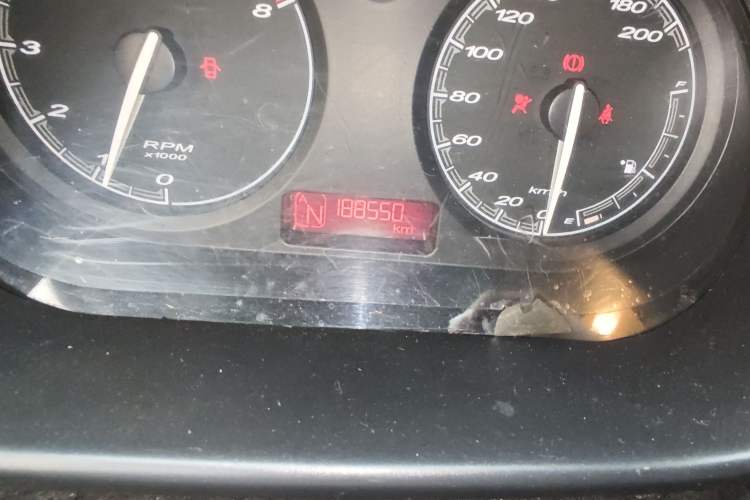 Used MG 3 2011 Xross 1.5L Luxury Edition Odometer Close Up