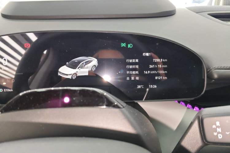 Used Zeekr 007 2025 Rear-Drive Intelligent Driving Version 75 kWh Instrument Cluster