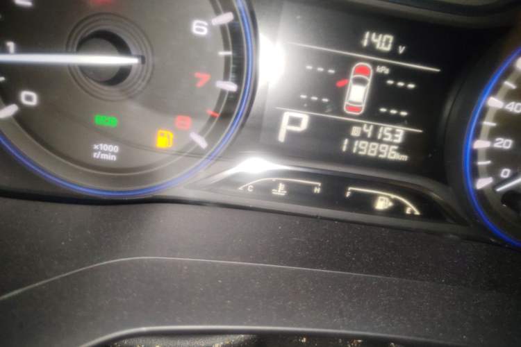 Used GAC Trumpchi GA4 2018 150N Automatic Luxury Edition Odometer Close Up