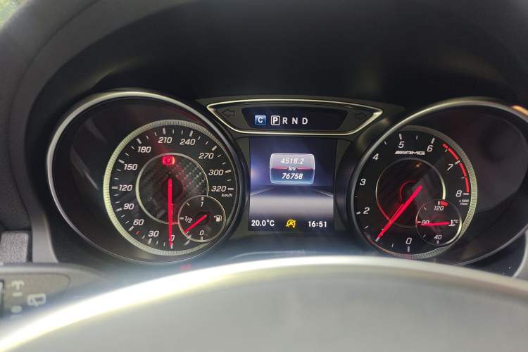 Used Mercedes-Benz GLA AMG 2017 Facelifted AMG GLA 45 4MATIC Odometer Close Up