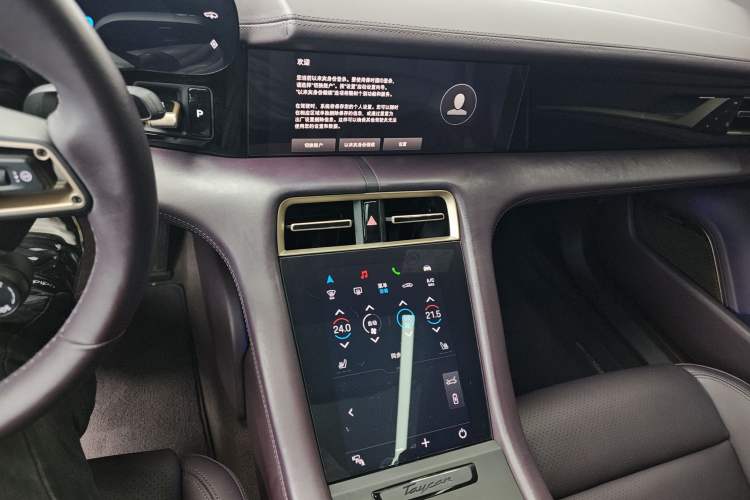 Used Porsche Taycan 2022 Taycan Audio And AC Panel