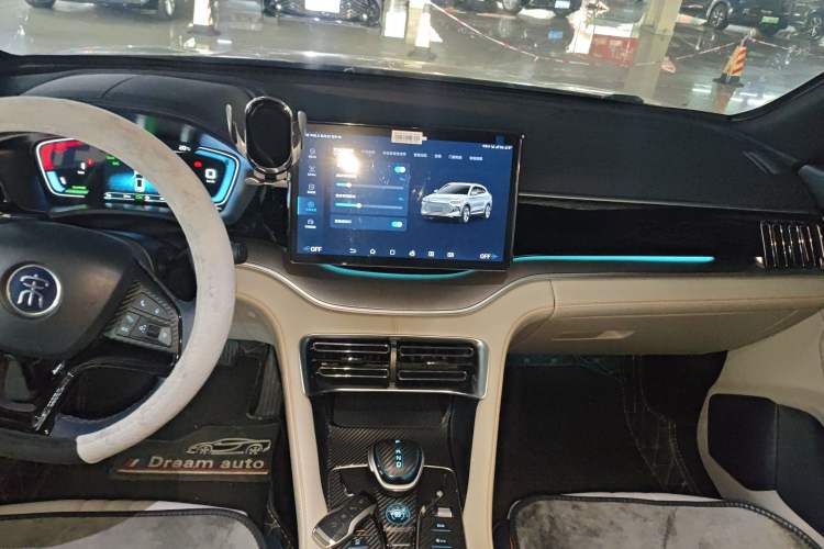 Used BYD Song PLUS New Energy 2021 DM-i 110KM Flagship Model Audio And AC Panel