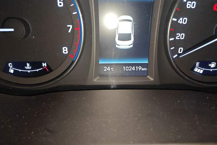 Used Hyundai Mistra 2019 1.8L Automatic Deluxe DLX Model China VI Standard Odometer Close Up