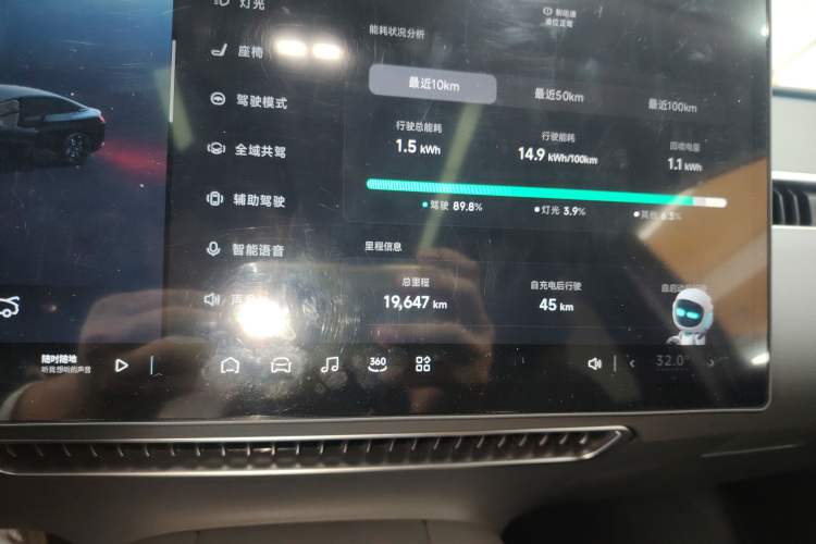 Used XPeng MONA M03 2025 600 with Ultra-Long Range Max Instrument Cluster