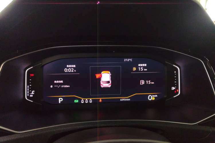 Used Volkswagen T-ROC 2018 280TSI DSG Two-Wheel Drive Luxury Version China VI Standard Instrument Cluster