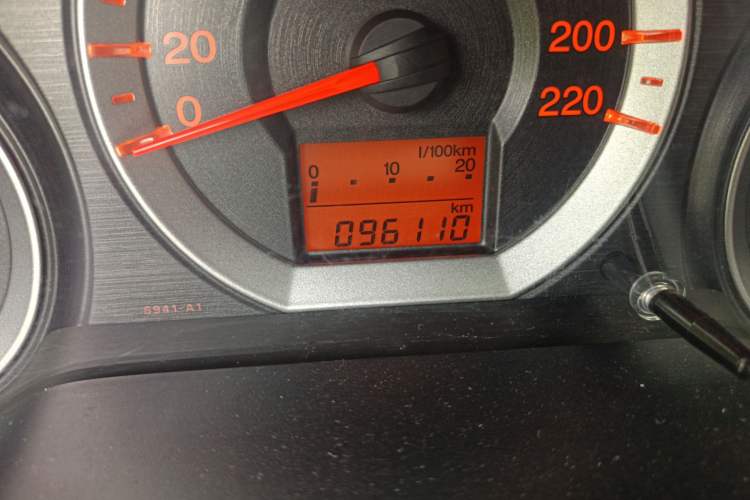 Used Honda City Classic 2008 1.5L manual Elite Edition Odometer Close Up